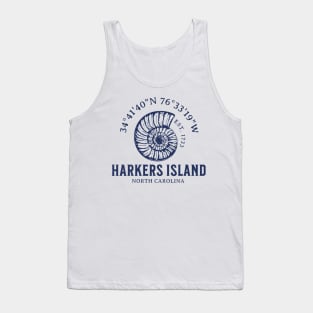 Harkers Island Nautilus Summer Vacation in NC Tank Top